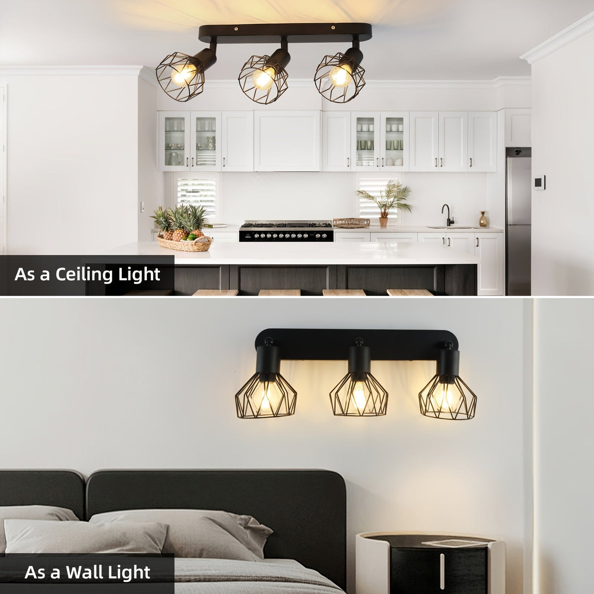 Vintage 3-Light Spotlight