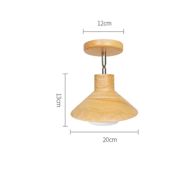 NordicWood Cone Ceiling Lamp