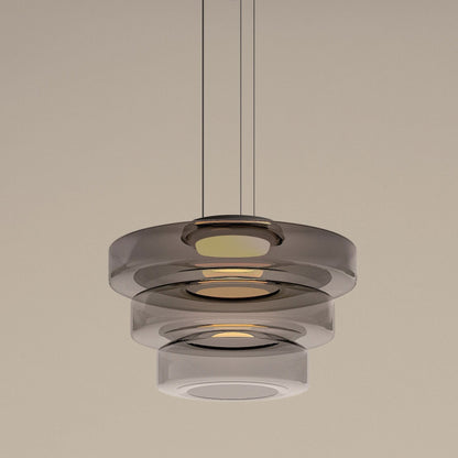 Bauhaus Layered Glass Pendant