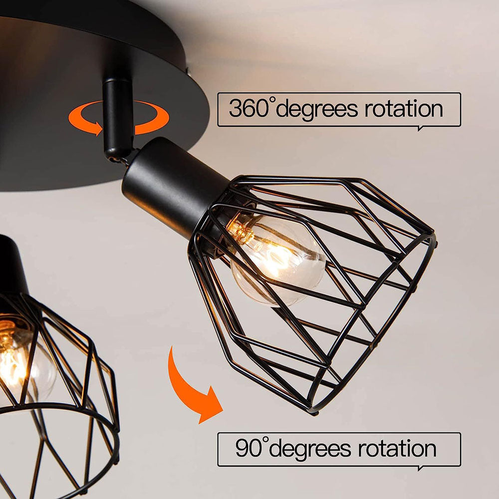 Industrial Spotlight Ceiling Light