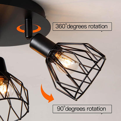 Industrial Spotlight Ceiling Light