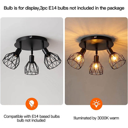 Industrial Spotlight Ceiling Light