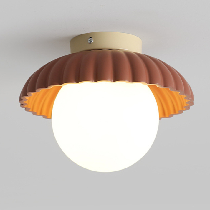 Iron Hallway Flush Mount Light