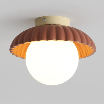 Iron Hallway Flush Mount Light