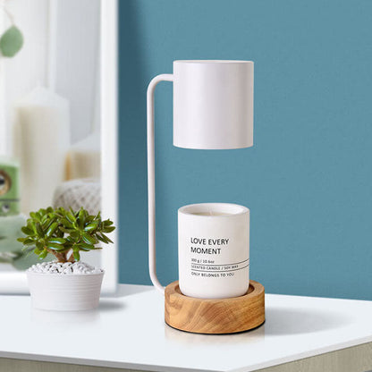 Japandi Candle Warmer Lamp