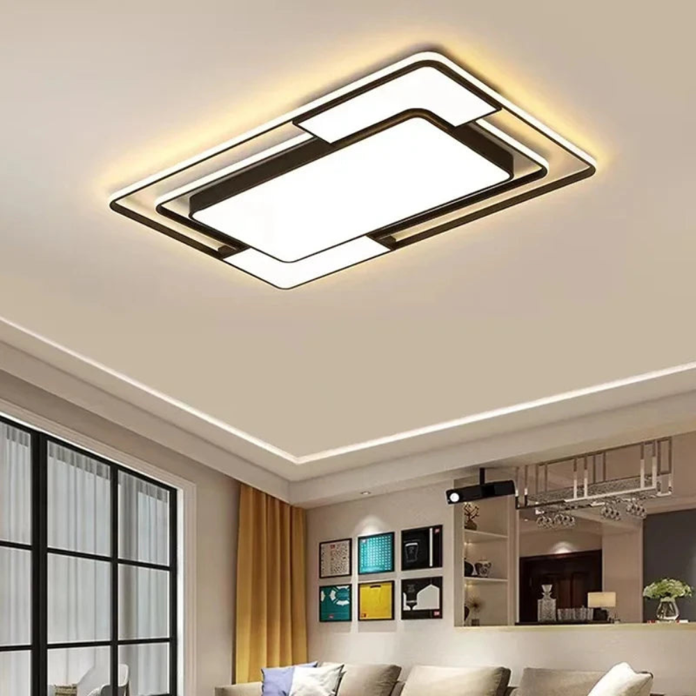 Remote-Controlled Geometric Ceiling Light