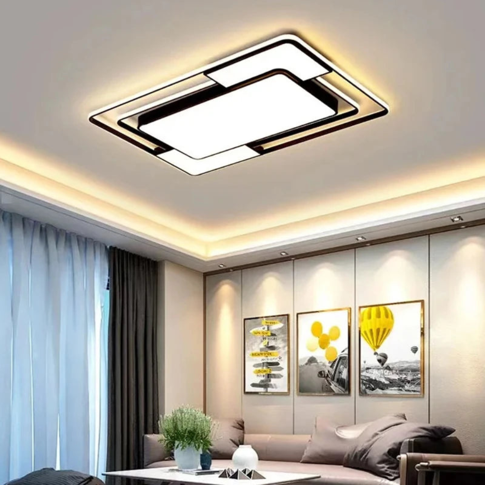 Remote-Controlled Geometric Ceiling Light