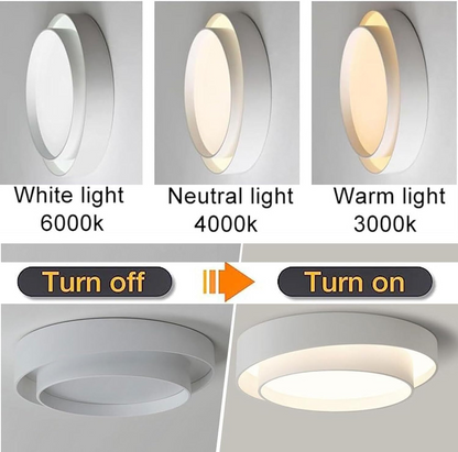 Nordic Round LED Flush Light