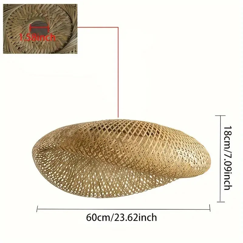 BambooBoho Rattan Pendant Shade