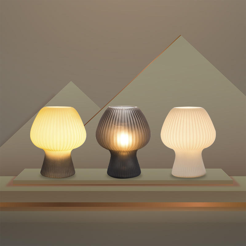 Mushroom Glass Bedside Lamp
