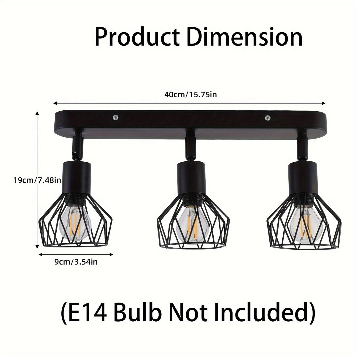 Vintage 3-Light Spotlight