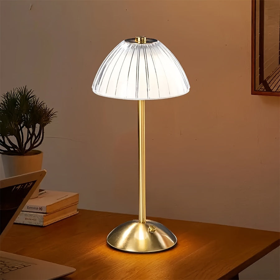 Golden Touch Crystal Lamp