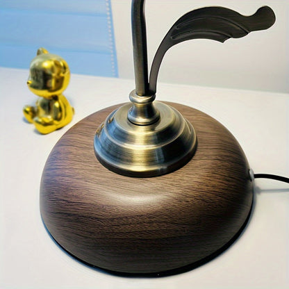 Goose Neck Brass Table Lamp