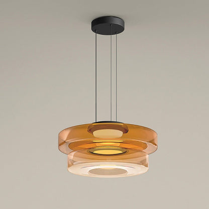 Bauhaus Layered Glass Pendant