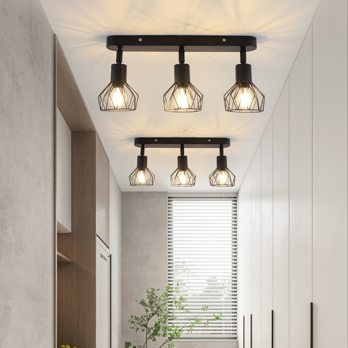 Vintage 3-Light Spotlight