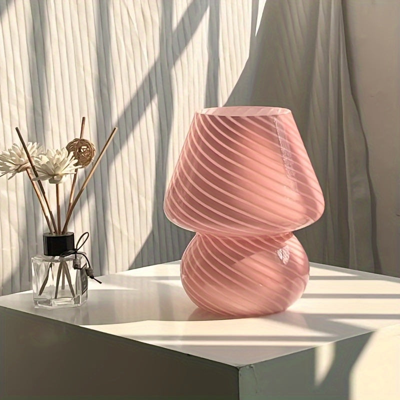 Murano Mushroom Glass Lamp