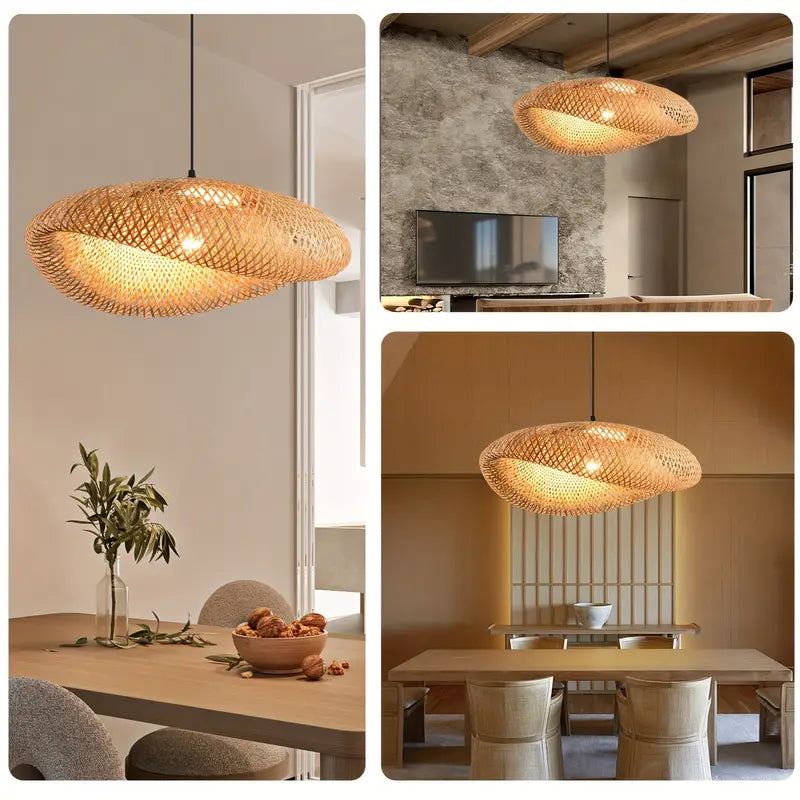 BambooBoho Rattan Pendant Shade
