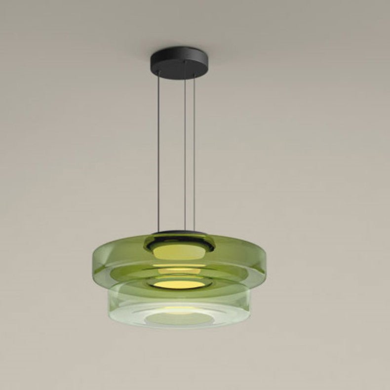 Bauhaus Layered Glass Pendant