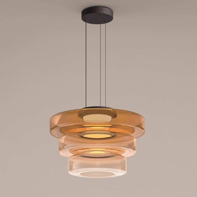 Bauhaus Layered Glass Pendant