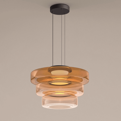 Bauhaus Layered Glass Pendant