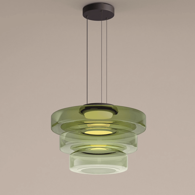 Bauhaus Layered Glass Pendant