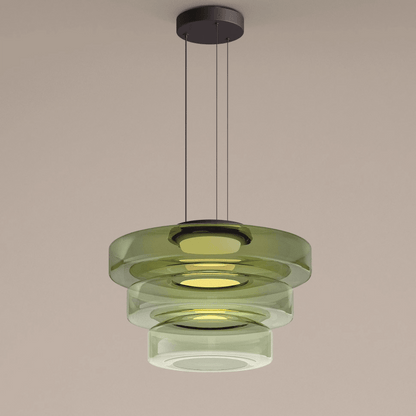 Bauhaus Layered Glass Pendant
