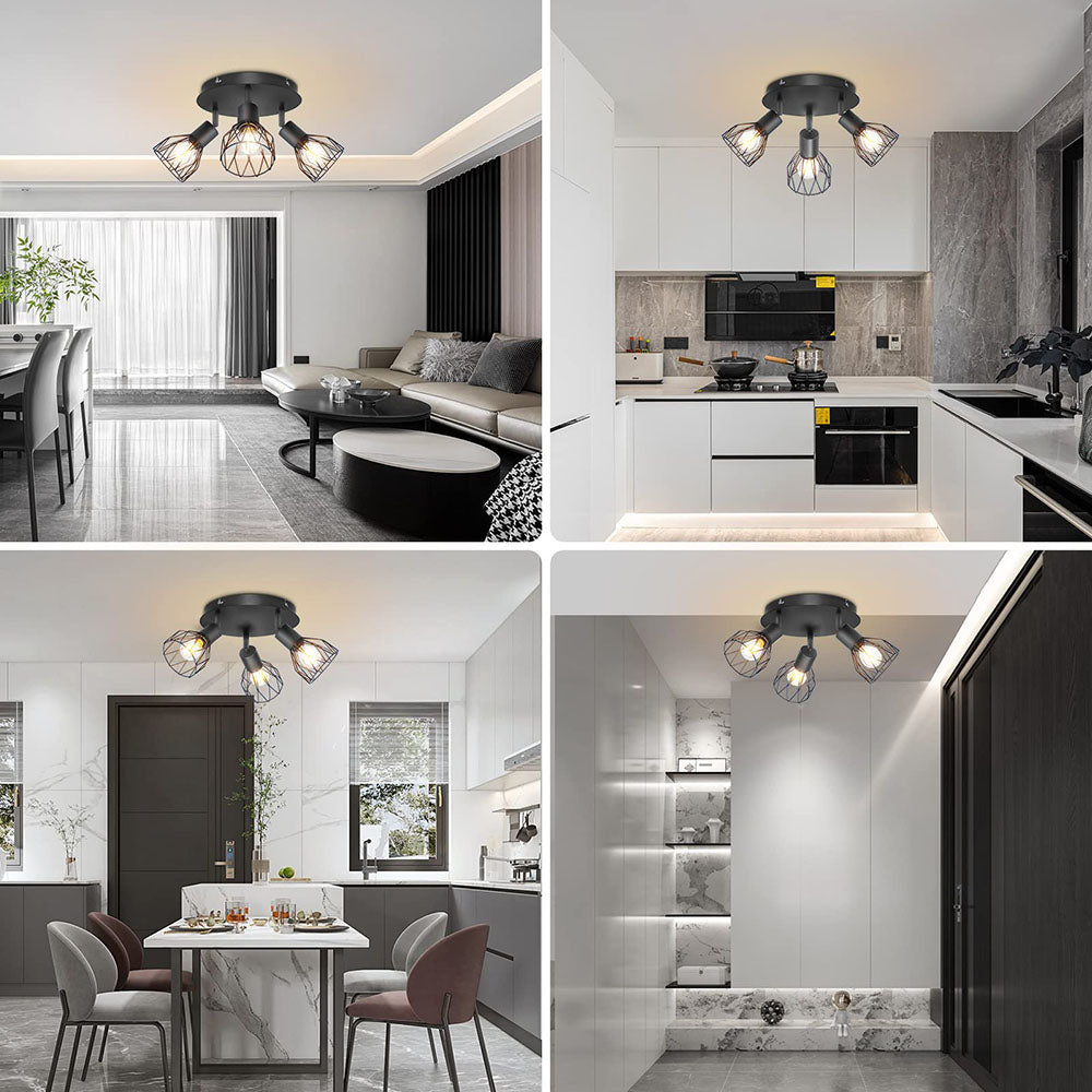 Industrial Spotlight Ceiling Light