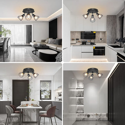 Industrial Spotlight Ceiling Light