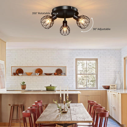 Industrial Spotlight Ceiling Light
