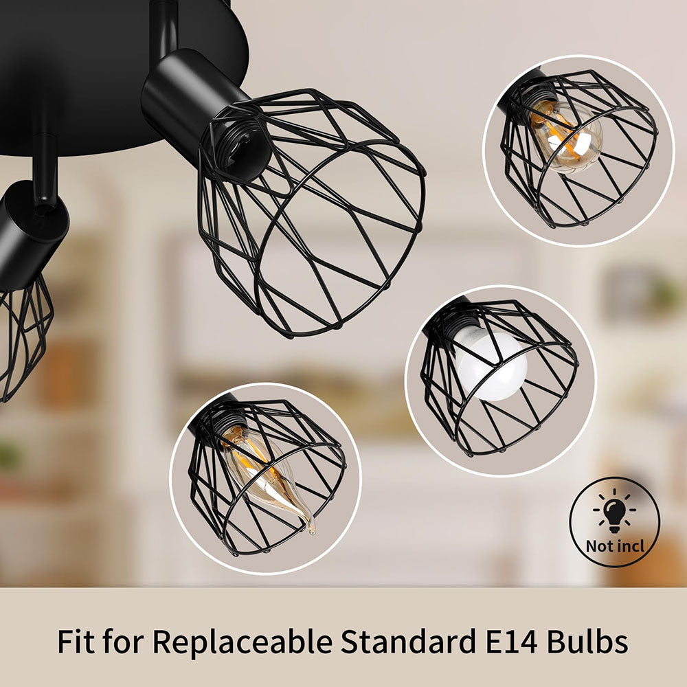 Industrial Spotlight Ceiling Light