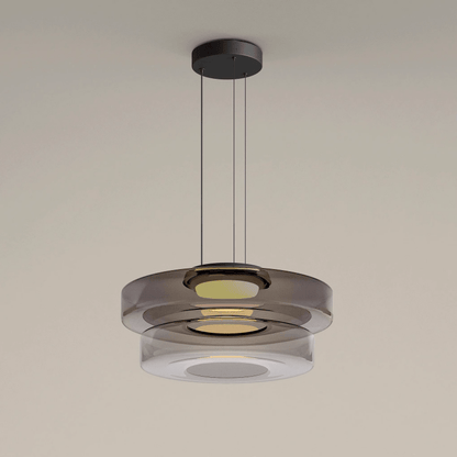Bauhaus Layered Glass Pendant