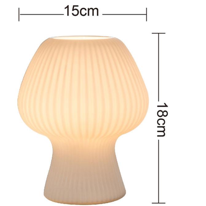 Mushroom Glass Bedside Lamp