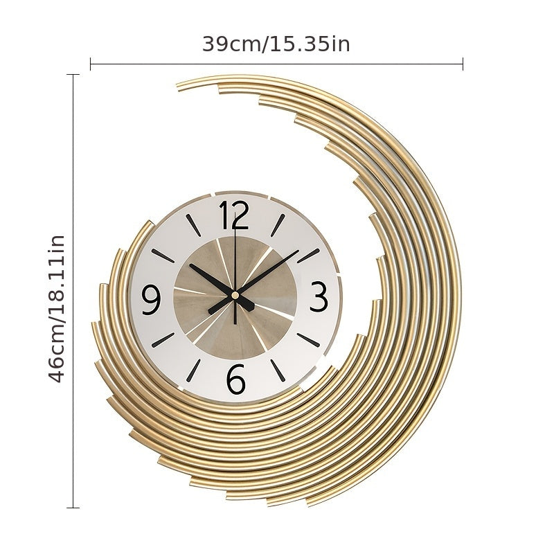 3D Metal Wall Clock