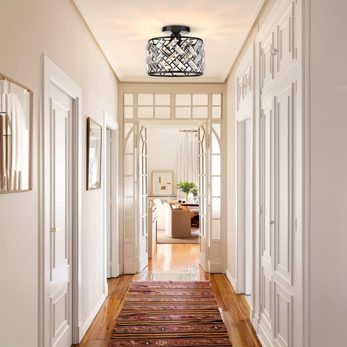 Crystal Flush Mount Light