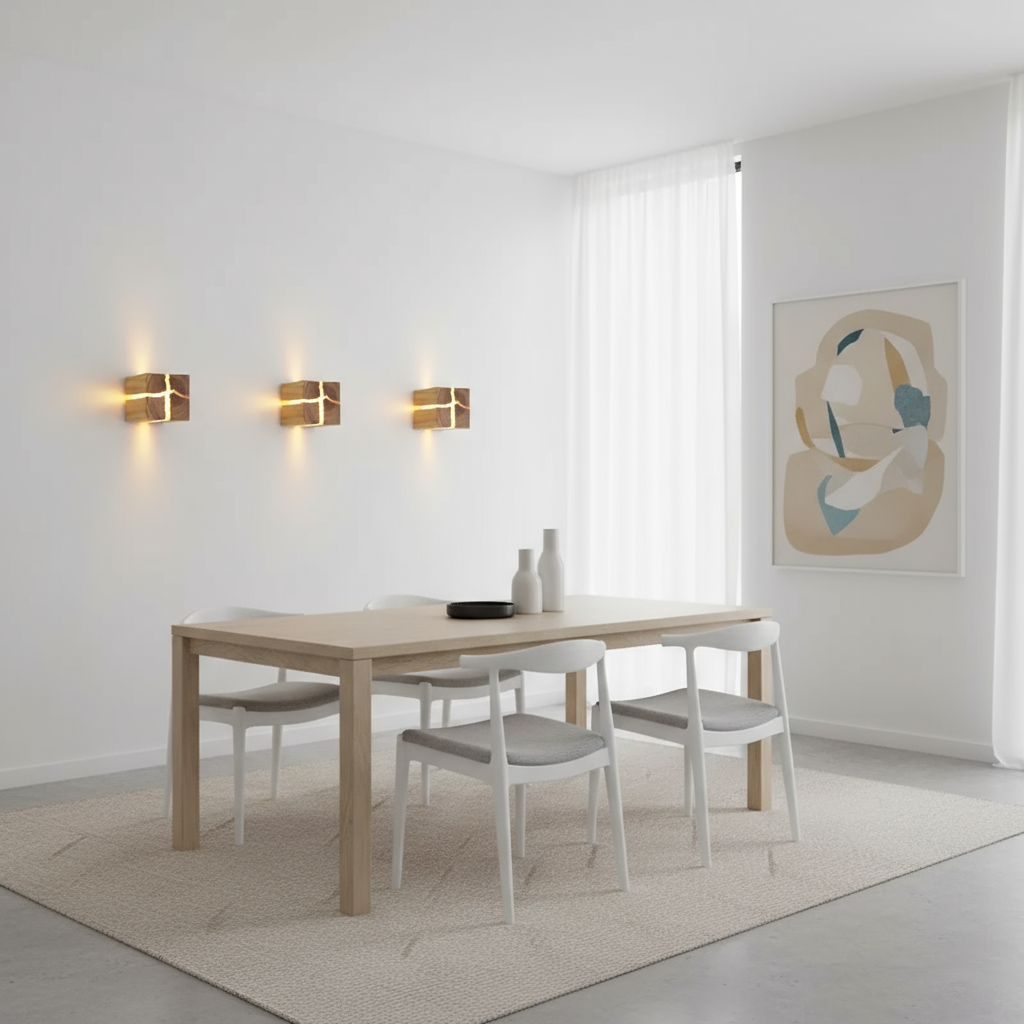 WoodAura Resin Wall Light