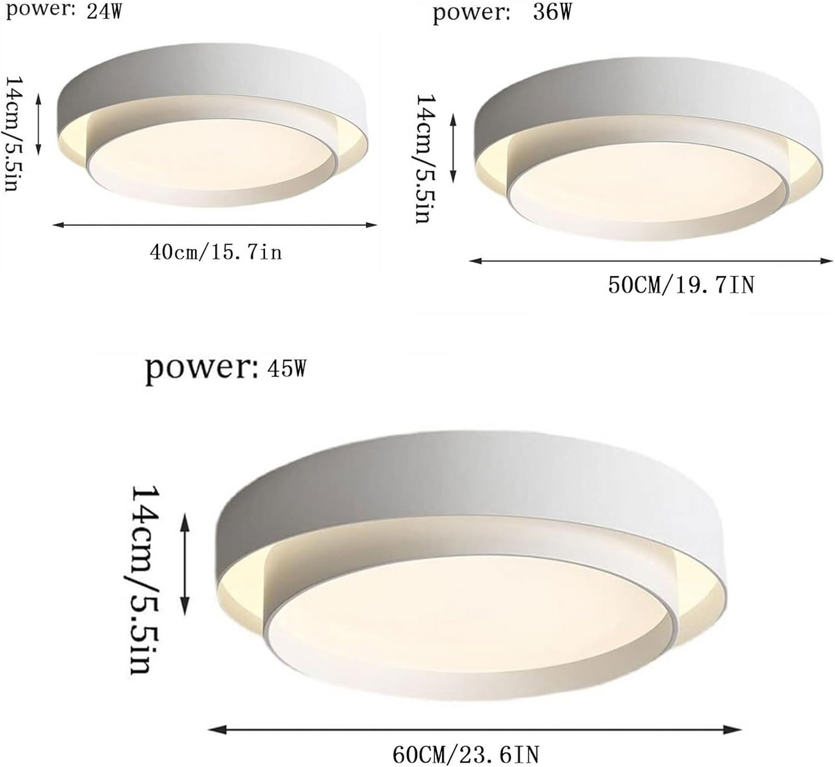 Nordic Round LED Flush Light
