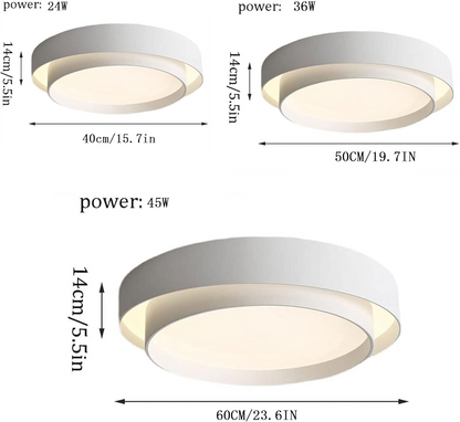 Nordic Round LED Flush Light