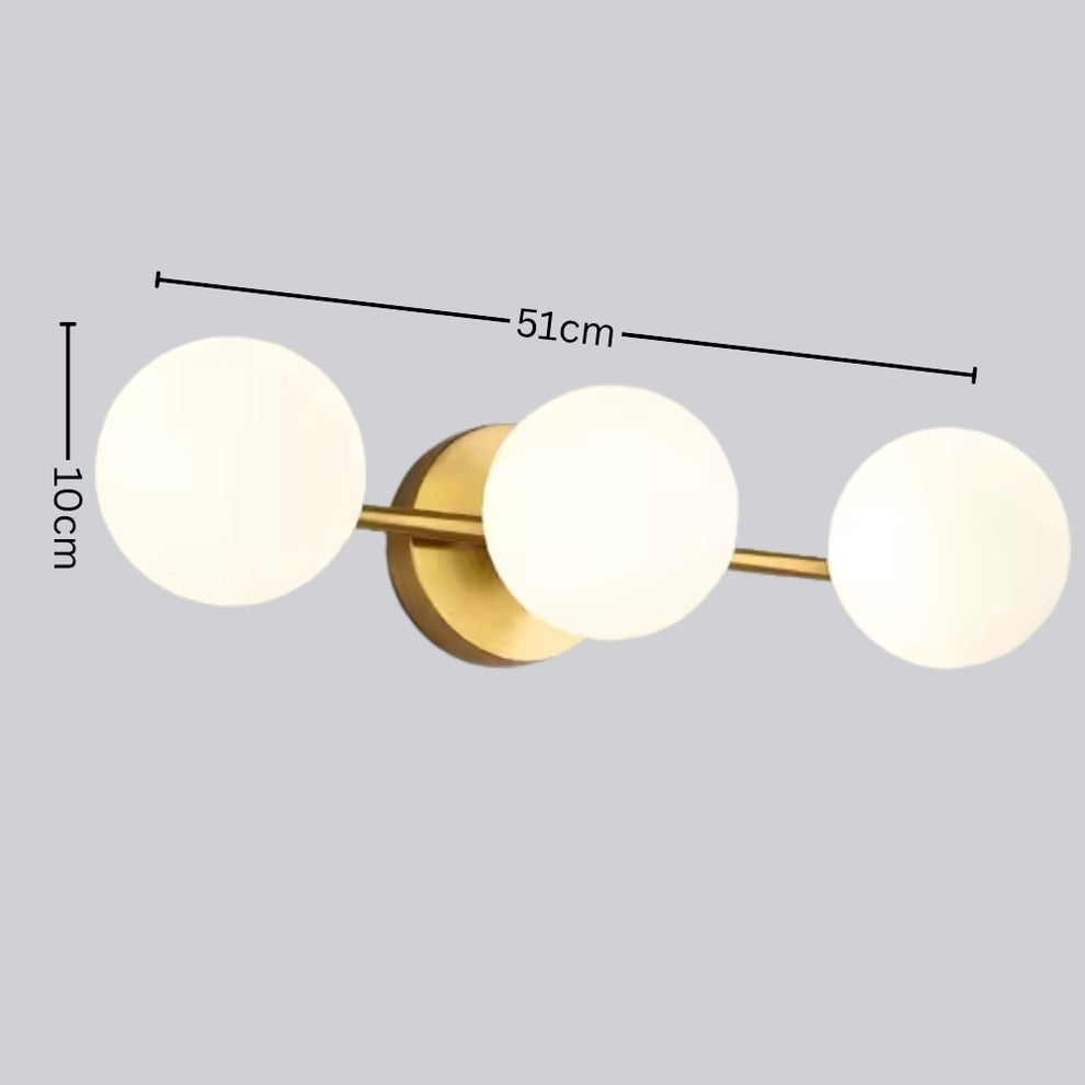 Nordic Triple Globe Wall Light