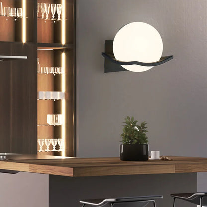 Makar European Glass Sconce