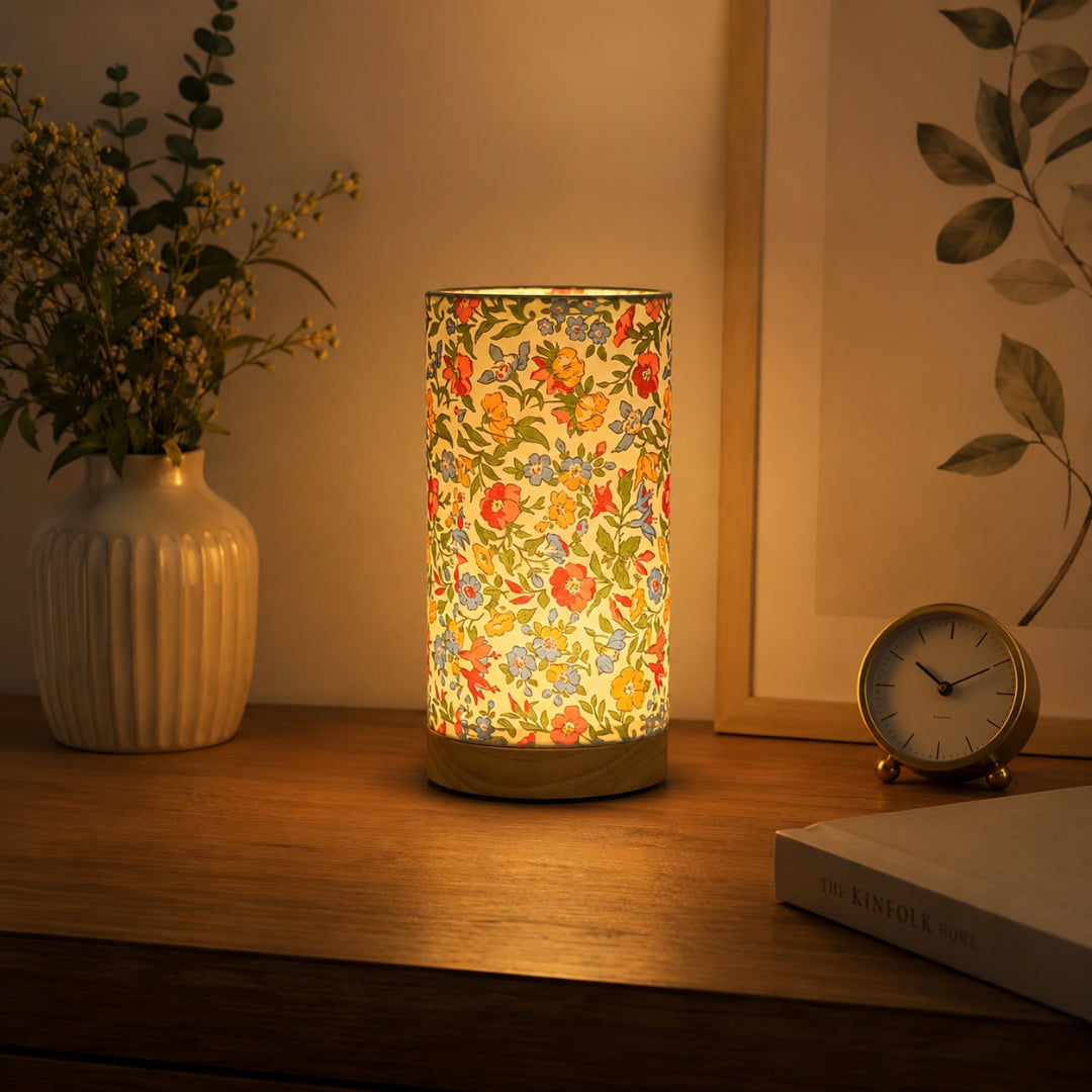Wooden Bedside Table Lamp