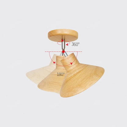NordicWood Cone Ceiling Lamp
