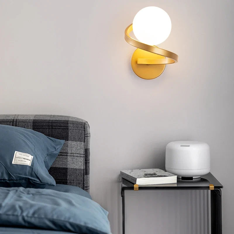 Astra Spiral Wall Light