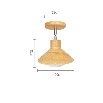 NordicWood Cone Ceiling Lamp