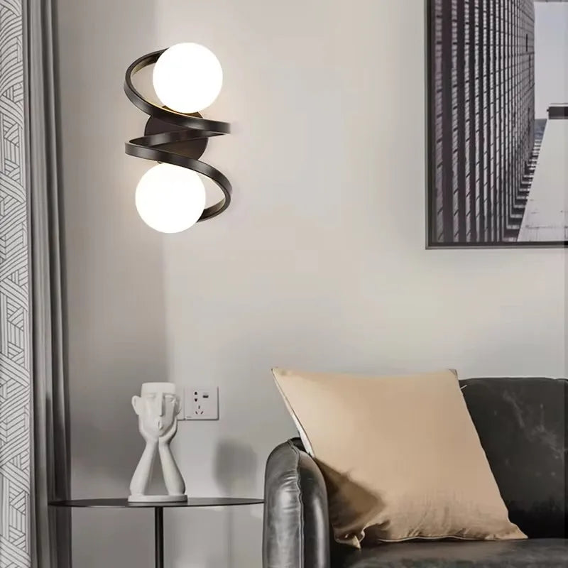 Astra Spiral Wall Light