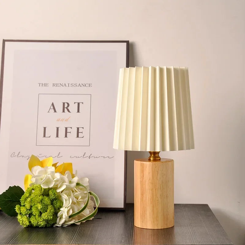 Pleated Table Lamp