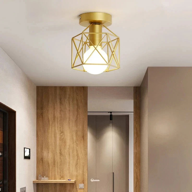 Modern Gold Ceiling Light