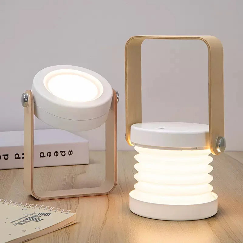 Wooden Handle Portable Lantern