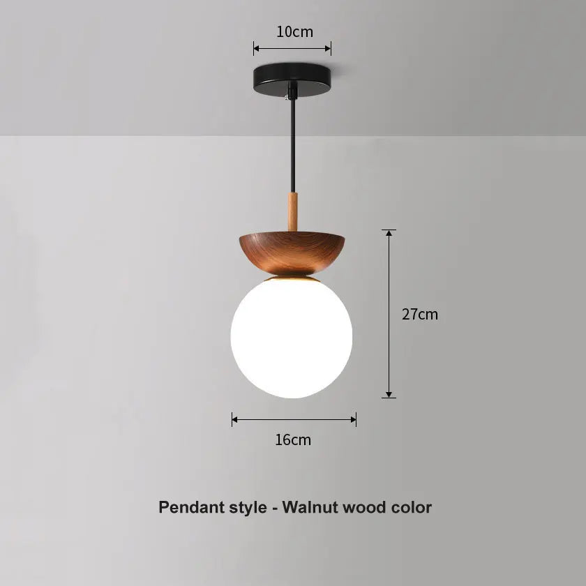 Nordic Glass Ball Pendant Light