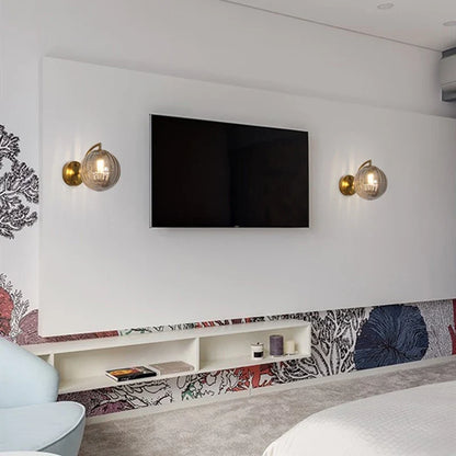 Modern Glass Ball Wall Lamp