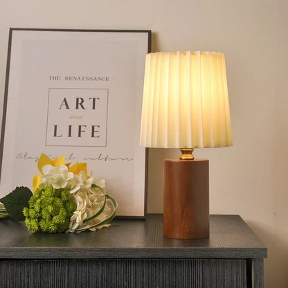Pleated Table Lamp